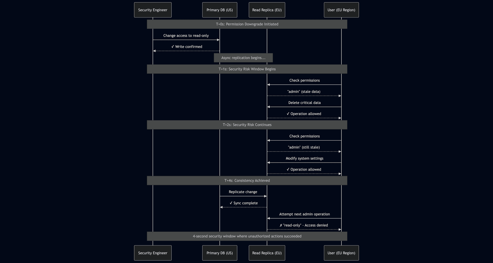 Consistency challenge exemplified through mermaid diagram